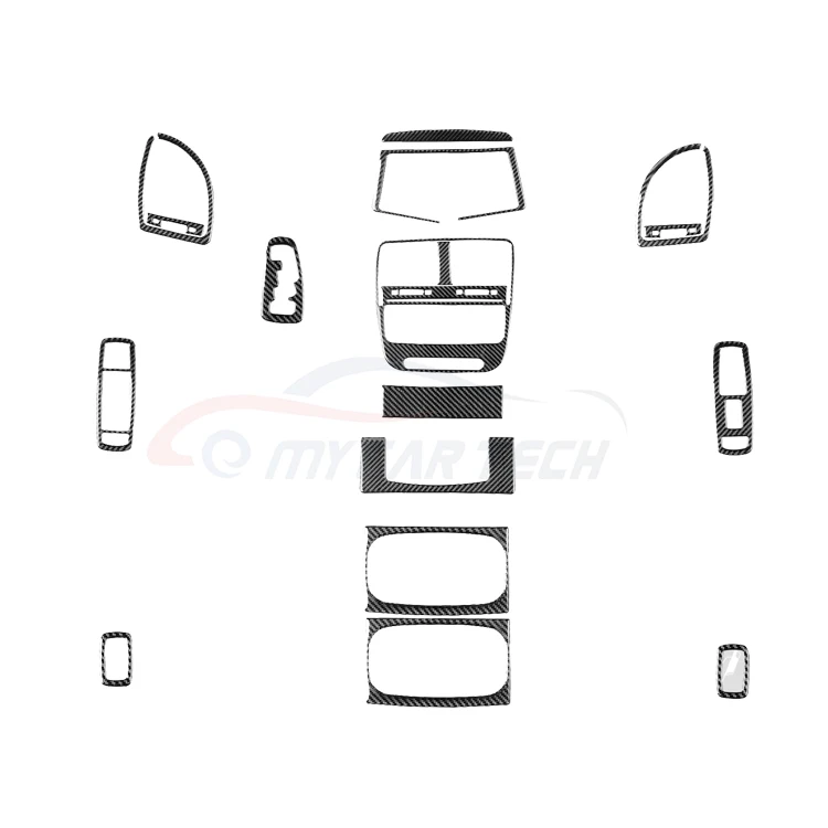 

For Dodge Caravan 2011-2020 / C/V Tradesman 2012-2015 Carbon Fiber Interior Trim Sticker Dash Trim