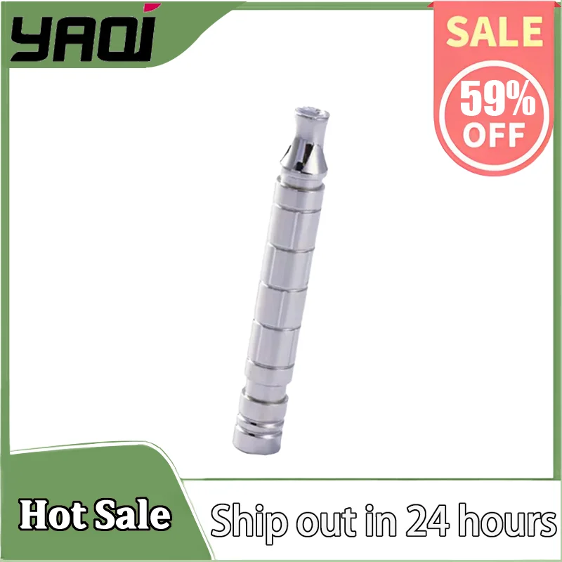 

YAQI Saturn Polished Men Safety Razor Handle - 86mm Heavy 303 Stainless Steel Razor Barber Precision Tool
