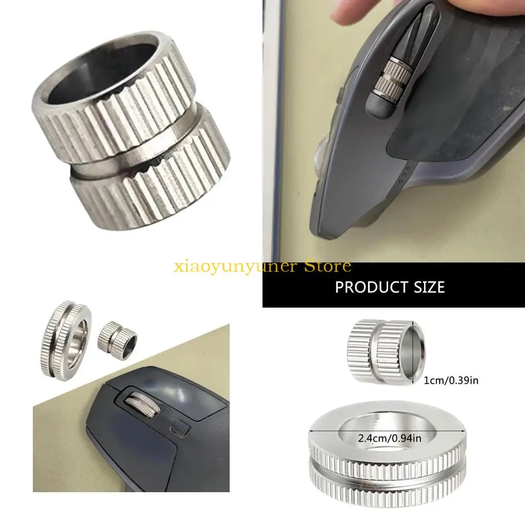 

P9JB Mouse Scroll Wheel Replacement Metal Mouse Wheel Game Office Repair Tool