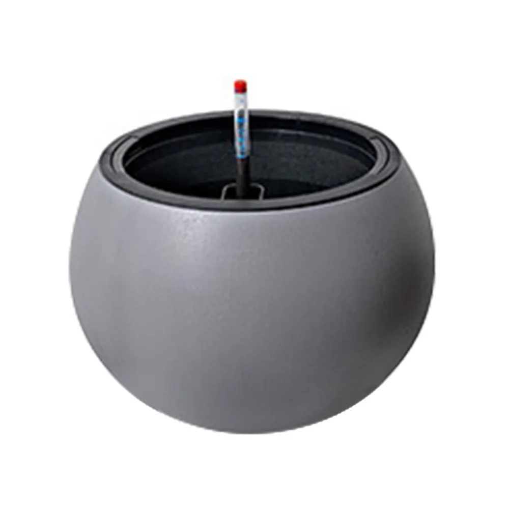 

Lazy Automatic Watering Flower Pot Plastic Transparent Water Storage Flower Pot Spherical Including Liner Potted Flower Pot Home