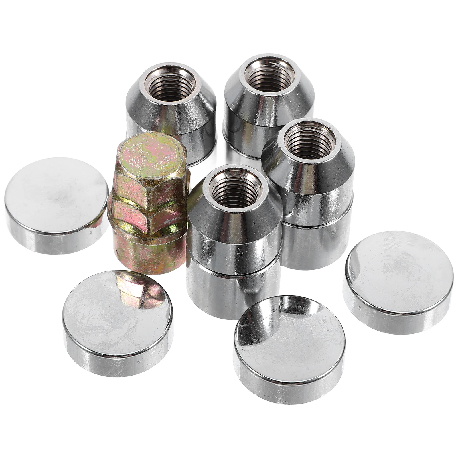 

1 set Anti Theft Wheel Lock Nut Iron Security Bolt Hardened Steel Protects Car Safety Refitting Parts Modified Pieces Screw