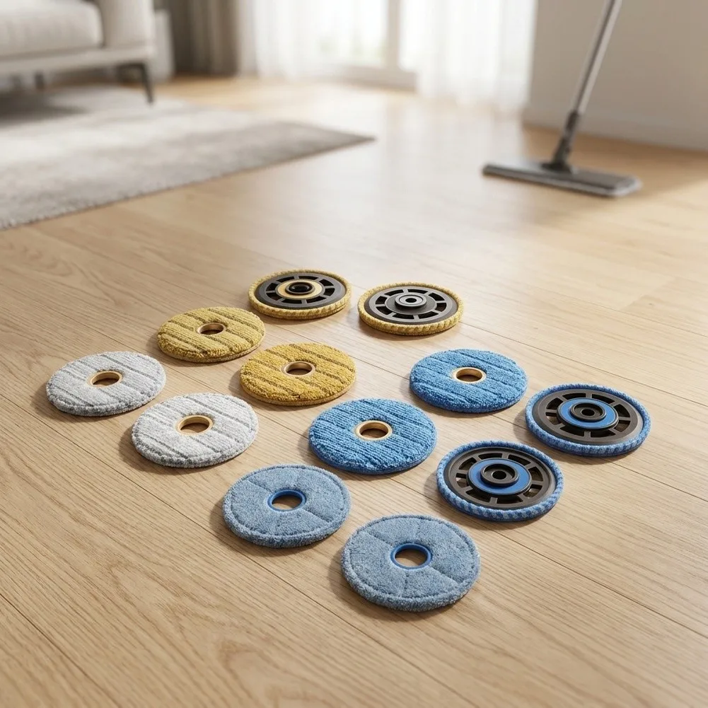 For Dreame For Matrix 10 for Ultra Compatible Mop Accessories 4 Holders + 4 Microfiber Cloths for Efficient Floor Cleaning Tasks