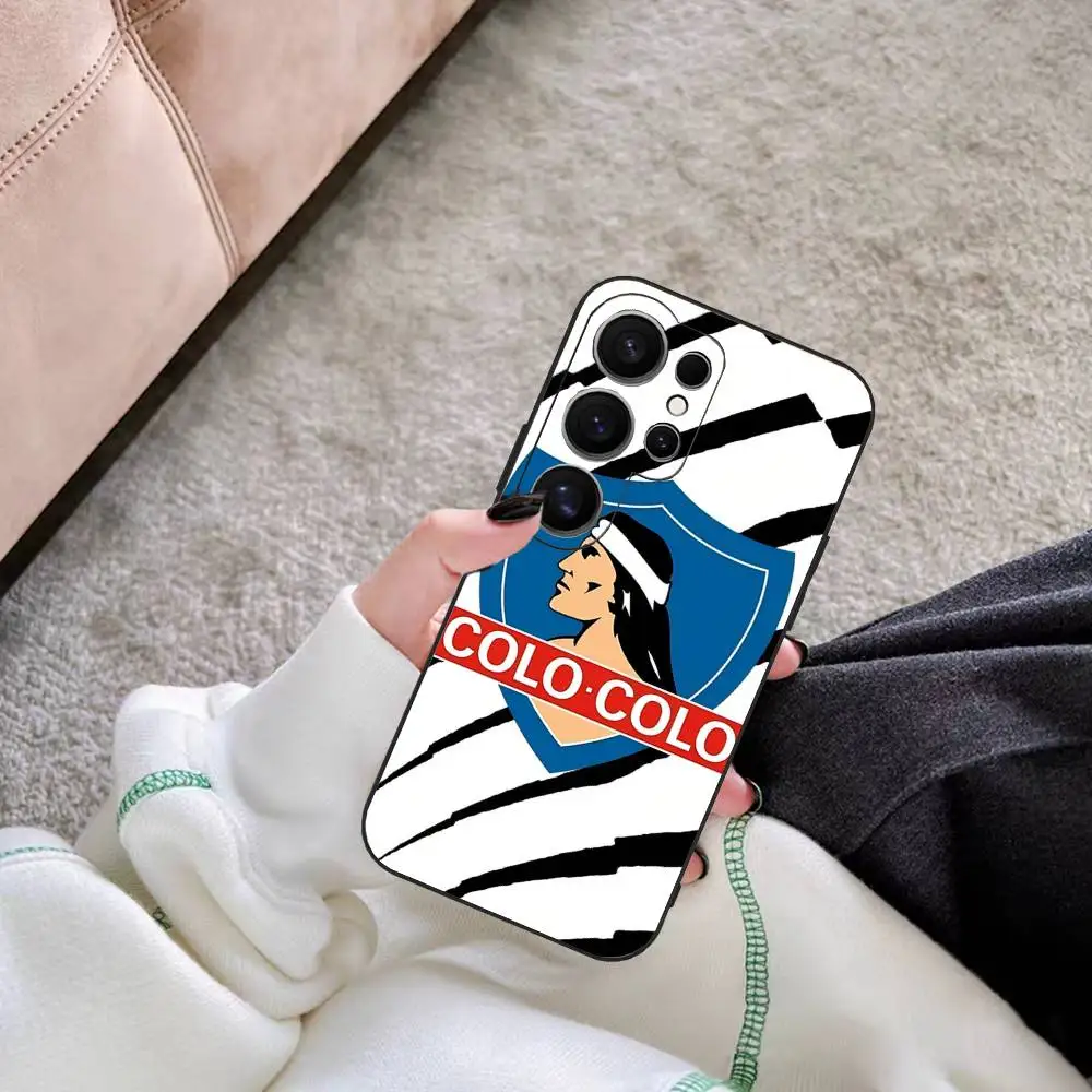 حافظة هاتف New Club Social Y Deportivo Colo لهاتف سامسونج S 24 Fe 25 Ultra Plus 20 Lite 21 30 22 23 24 22 Ultra 5G Fundas