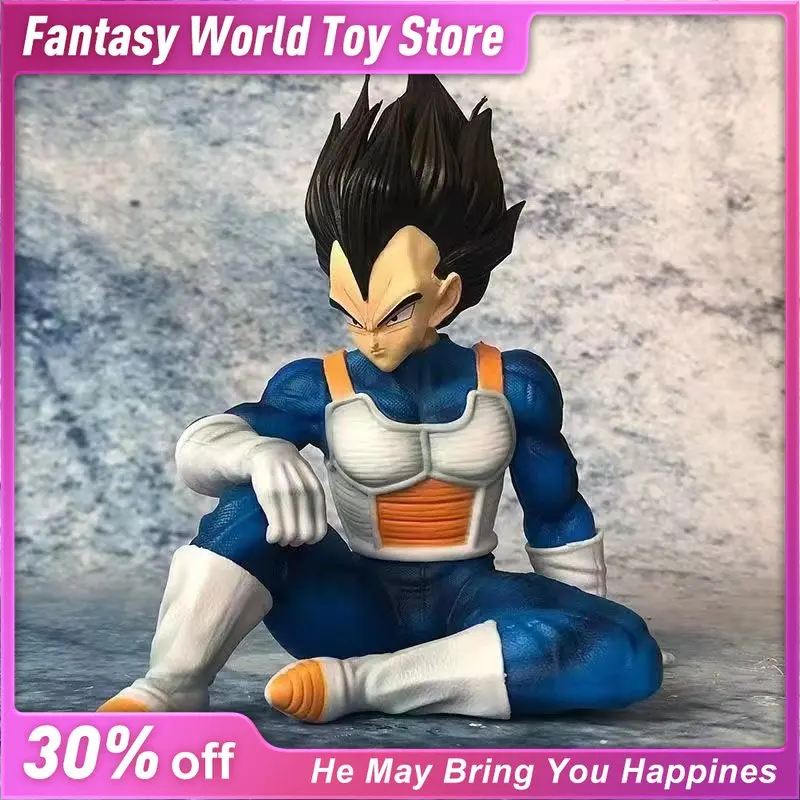 

Dragon Ball Wink Sitting Pose 01 GK Figure - The Proud Saiyan Prince Vegeta | Anime Model Statue Ornament Collectible Decor Gift