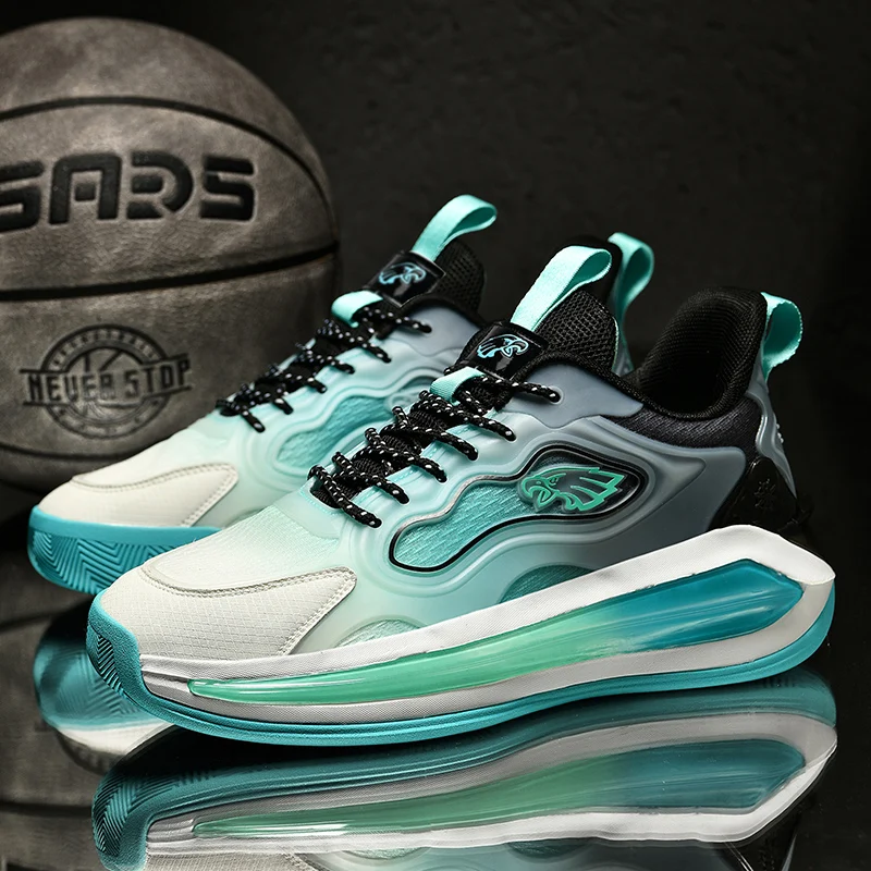 

Men's Basketball Shoes Breathable Cushioning Non-Slip Wearable Runing Shoes Gym Training Athletic Basketball Sneakers for W
