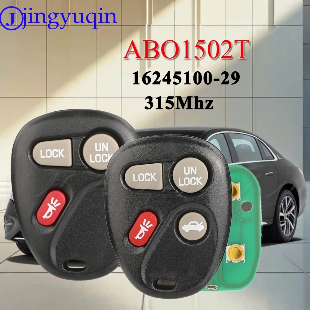 

Автомобильный дистанционный ключ JYQ ABO1502T 315 МГц, брелок управления для Chevrolet Malibu GMC Sierra Sonoma Cadillac Pontiac Sunfire Firebird 3/4BTN