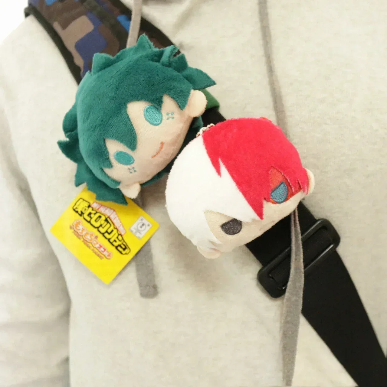 10cm Anime Peripheral Products All·Might Deku Endeavour Plush Filling Cosplay Cute Keychain School Bag Pendant Toy Gift for Kids