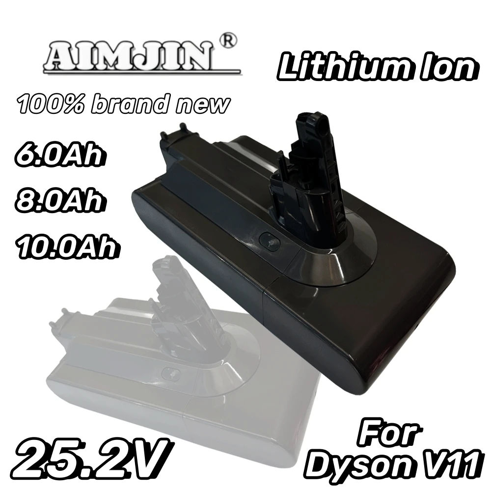 

25.2V 10000mAh For Dyson V11 SV14 Battery Lithium Li-ion Vacuum Cleaner Rechargeable Battery Absolute V11 Animal