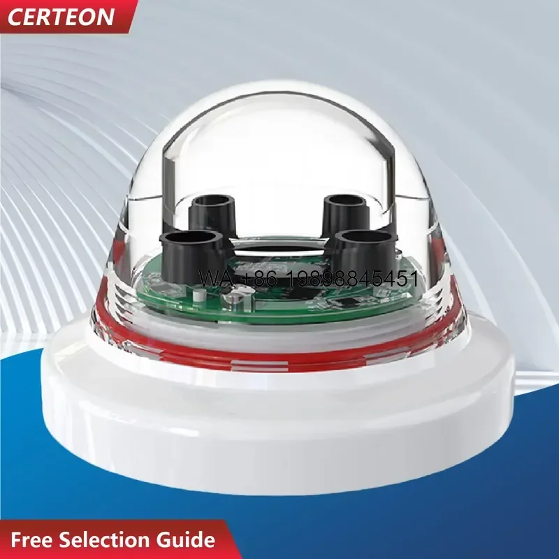 Wmwmnu for Agricultural Rain Sensor RS485 Optical Pulse Output 0.1mm Resolution 24mm Per min Plus Minus 5 Percent Accuracy
