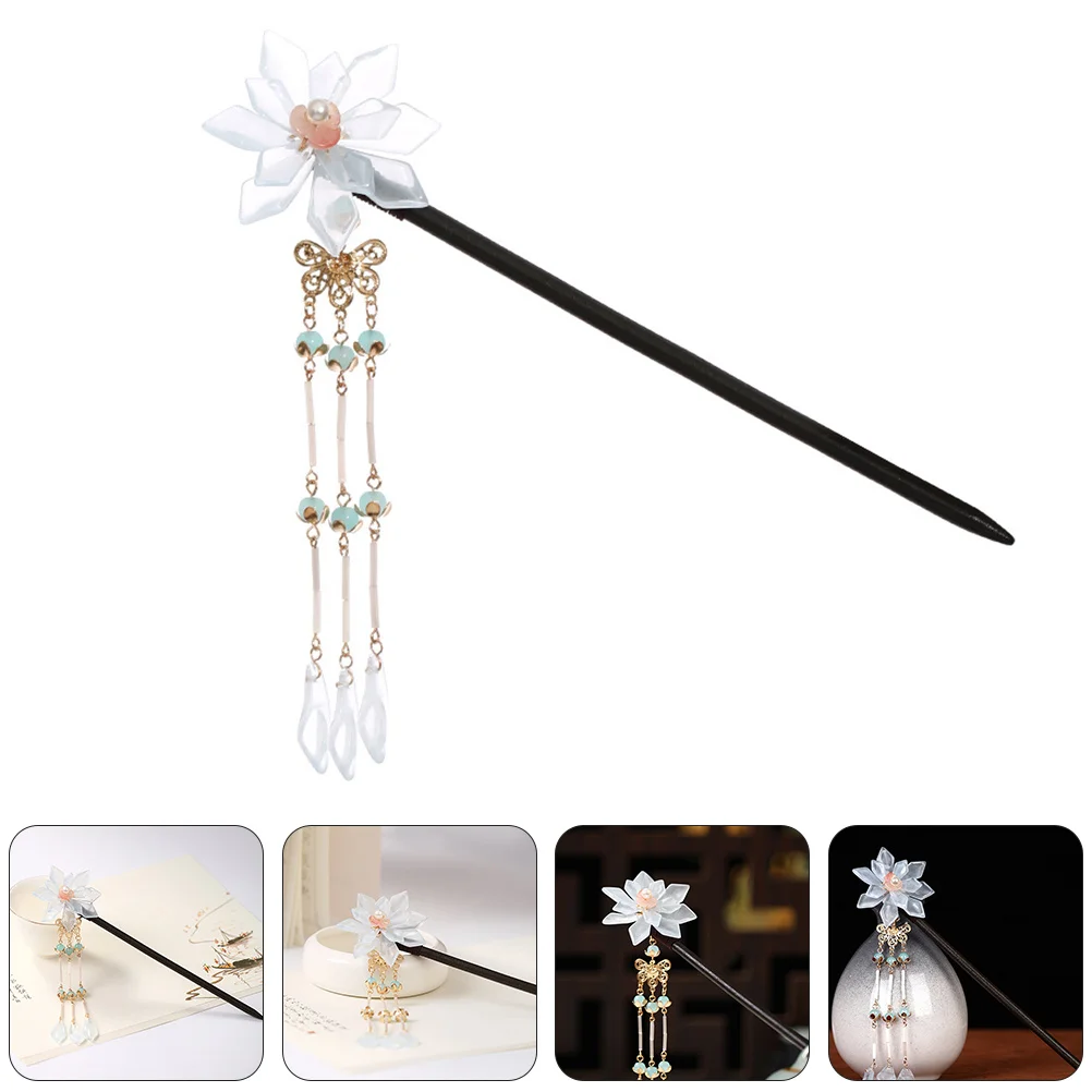 

Кристалл для длинной булочки, заколка для волос, держатель для палочек для еды, легкая палочка для волос, палочки для еды, прочный инструмент для укладки волос