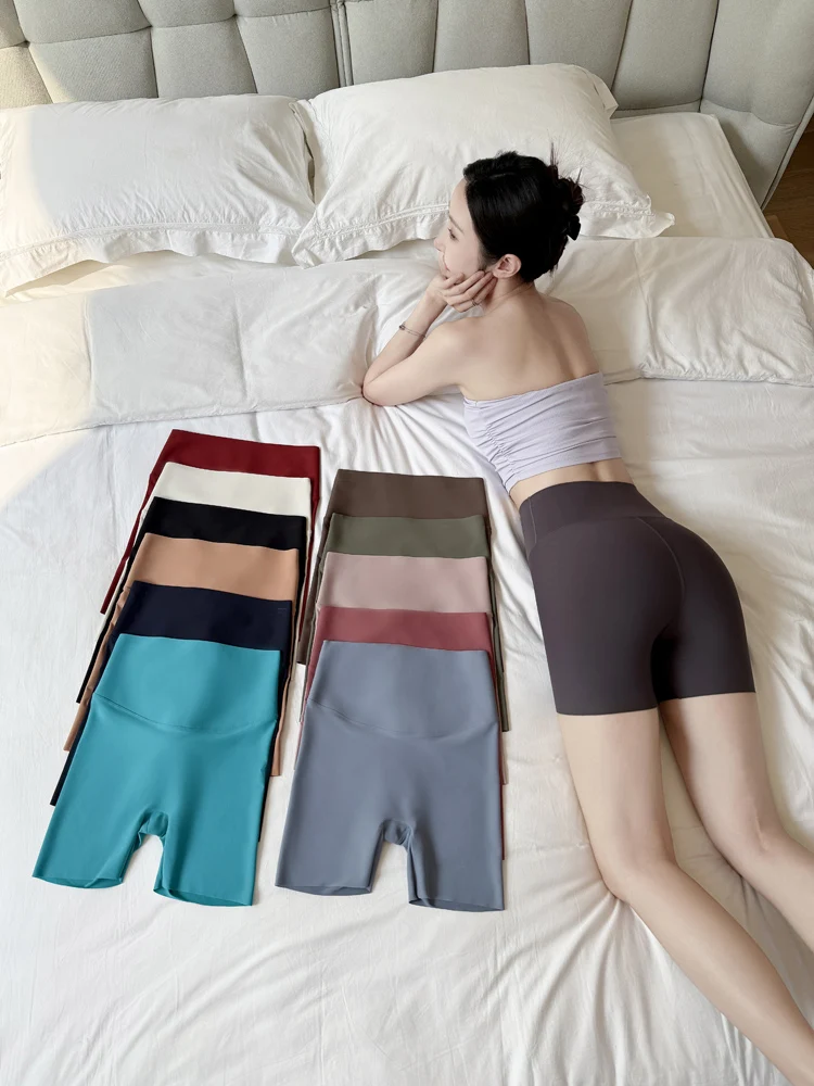 Se orts Women's Summer Thin New 2026 High Waist Sport Fitn Yoga Bot Anti-Light Running Tights Skin-Friendly Brea...