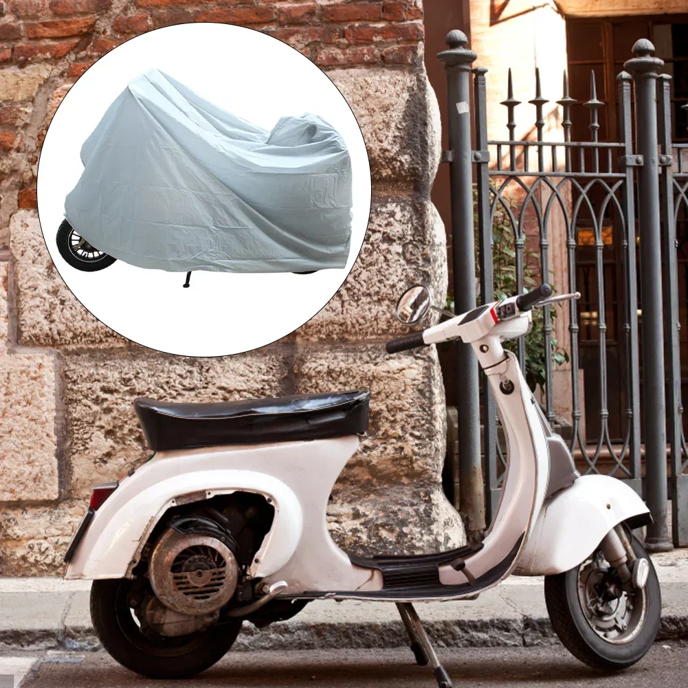 Rain Dust UV Proof Sun Protection Motorcycle Cover Waterproof Bike Scooter Case Suit For Outdoor And Indoor Storage