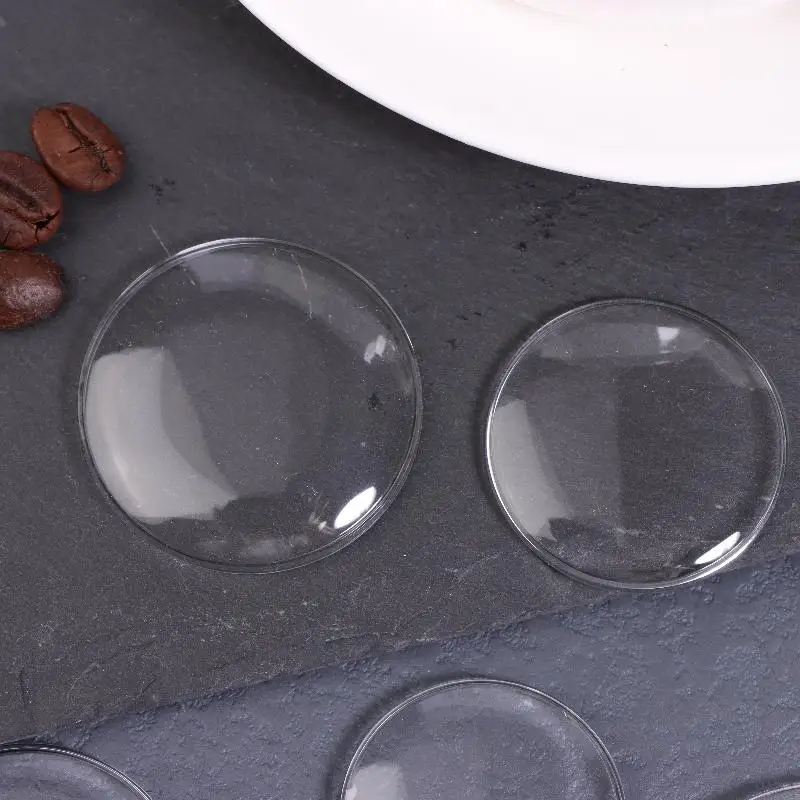 25-36MM Acrylic Round Watch Mirror Lid Watch Replacement Mask Transparent Surface Flat Face Mirror Watch Accessories