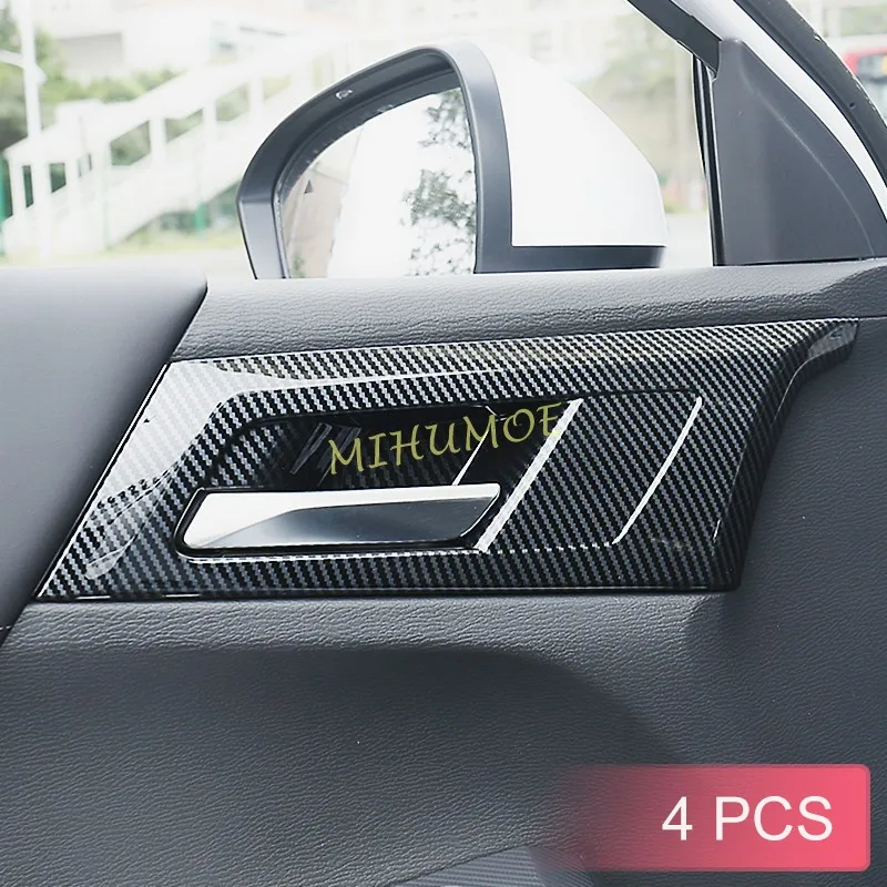 

Carbon Fiber Interior Door Handle Cover Surrounds Trims For Mitsubishi Outlander 2022 2023 2024 2025