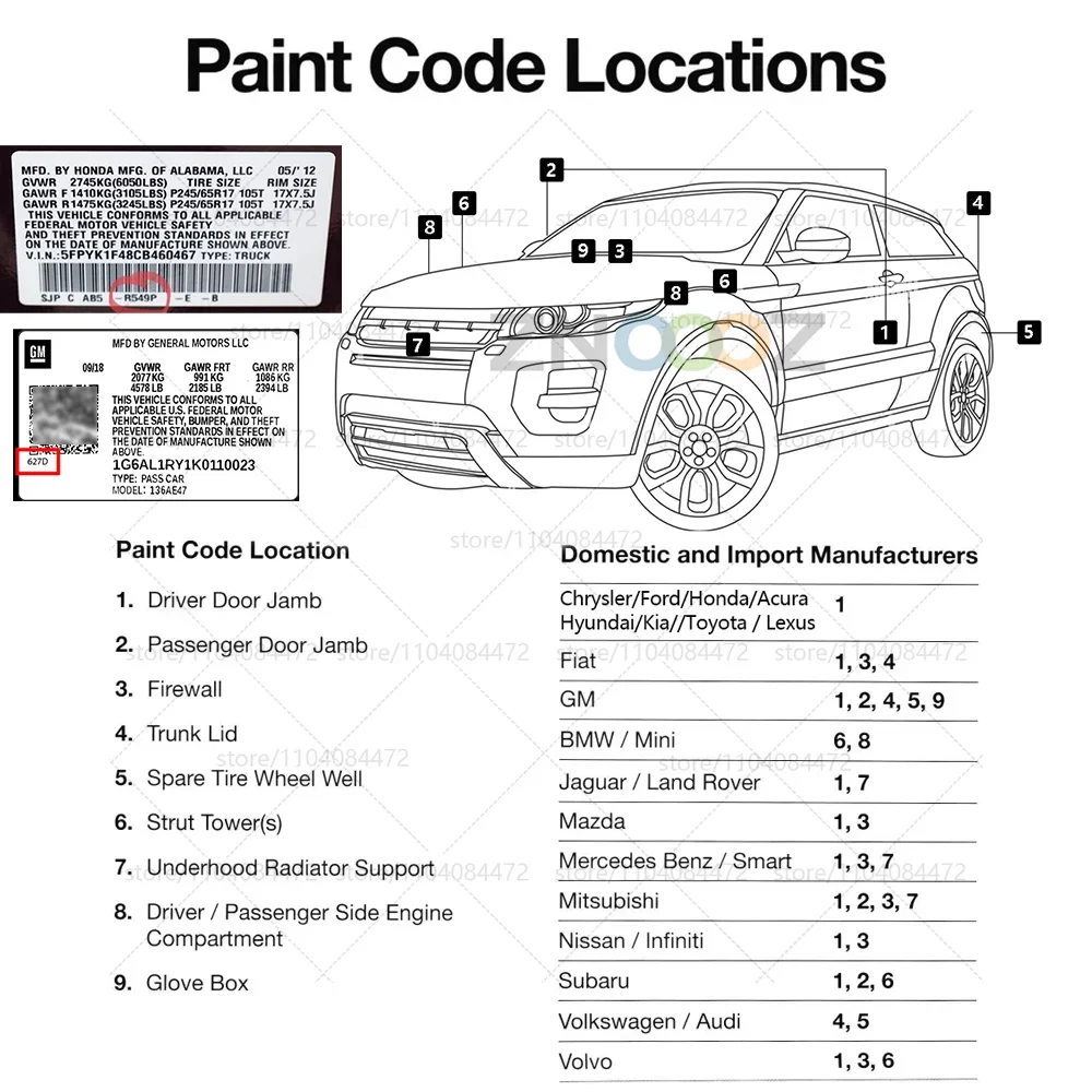 Pearl White Perla Nera Black Blue Paint Repair Pen Touch Up Scratch Remover DIY Auto Accessories For 2017-2025 DS 7 Crossback
