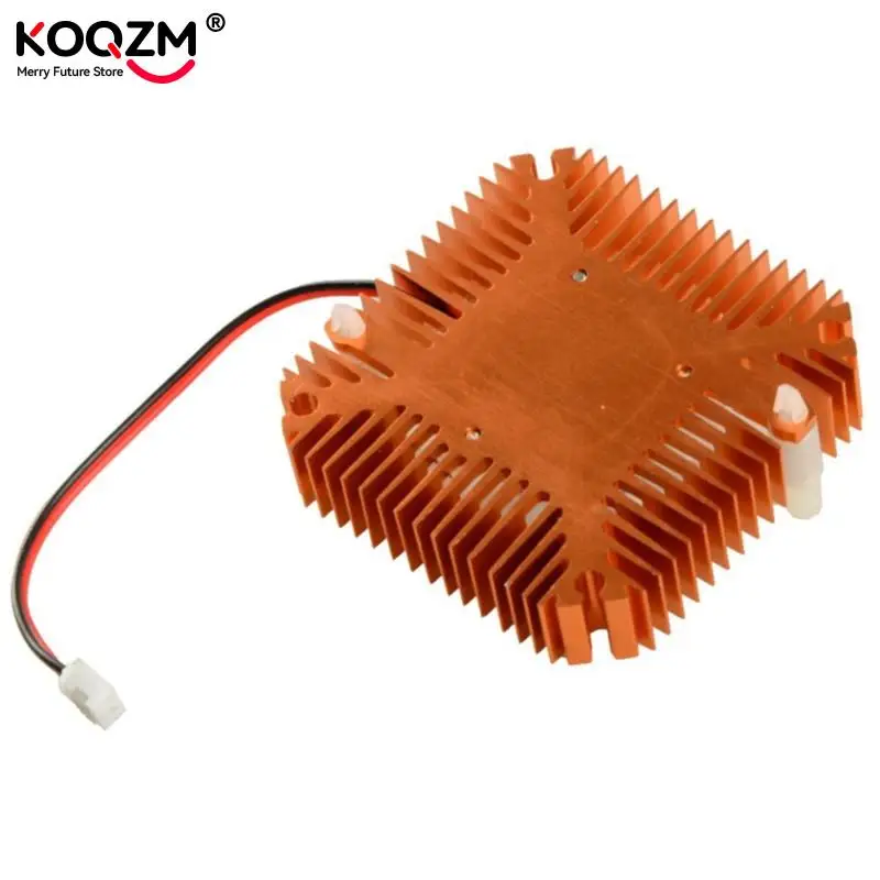 JETTING 55mm 2 PIN Aluminum Snowhite Cooling Fan Heatsink Cooler Fit For PC Computer CPU VGA Video Card VC899 P18 0.25