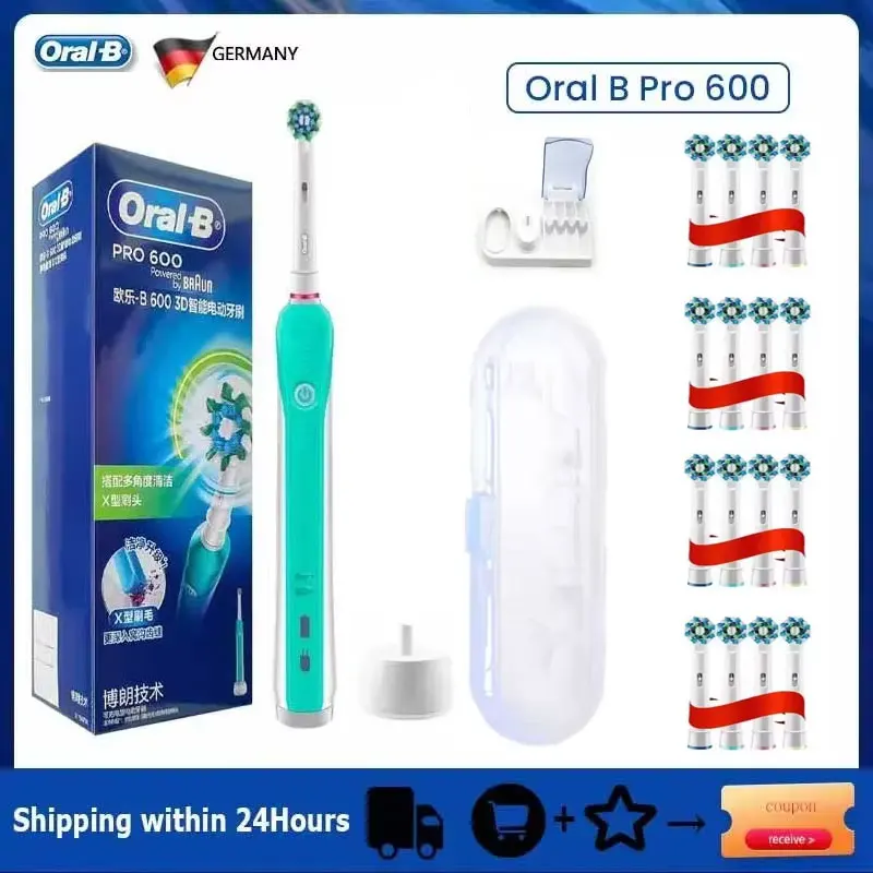 【新品未使用】BRAUN Oral-B PRO4000 オーラルB プロ4000 電動歯ブラシ 4モード IPX7防水