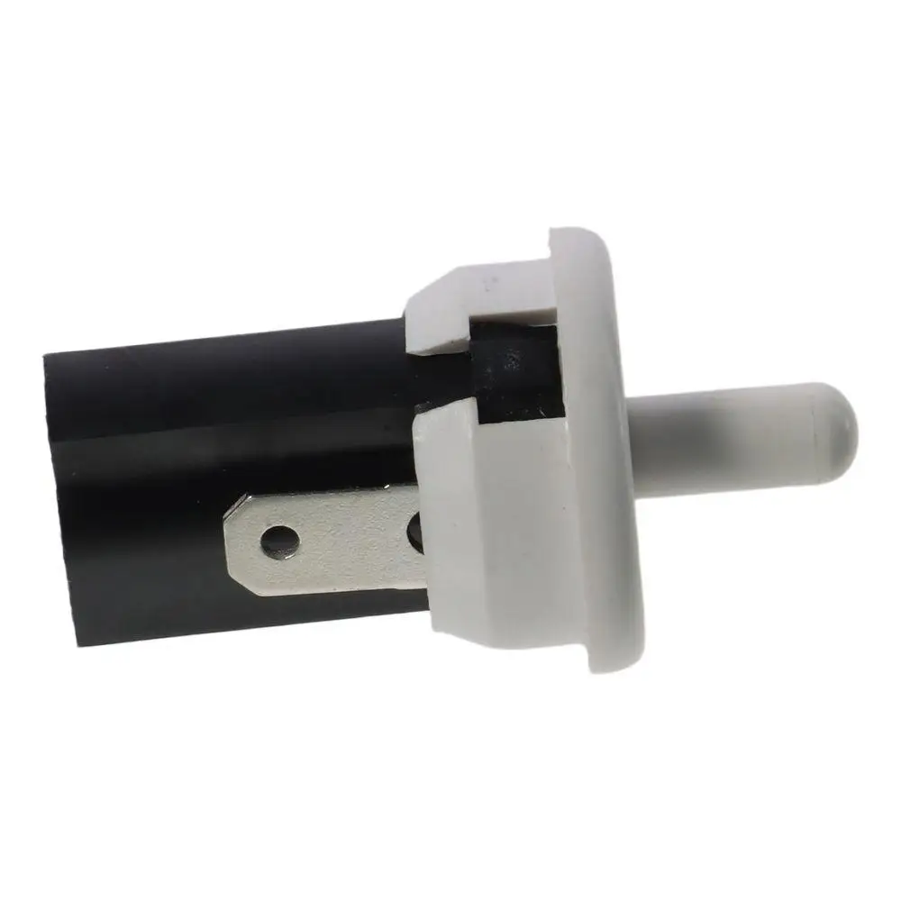 Black Reset Switch Convenient White Plastic Key Control Switch 2.5*2.5*3cm/0.98*0.98*1.18inch Button Switch Door Lights