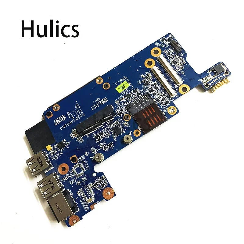 Hulics Used USB LAN Socket Charging Board For SONY VAIO VPCS12C7E VPCS1 SERIES GENUINE  CARD READER BATTERY PCB DAGD3ABB6B0