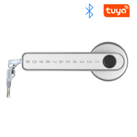 Smart Electronic Lock Digital Handle Door Lock Tuya Smart APP Control Office Lock Keyless Entry Combination lock