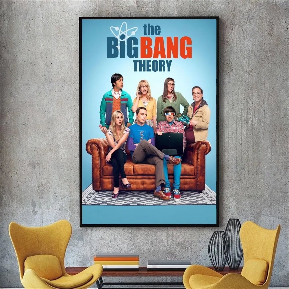 The Big Bang Theory Poster No Framed Poster Kraft Club Bar Paper Vintage Poster Wall Art Painting Bedroom Study Stickers