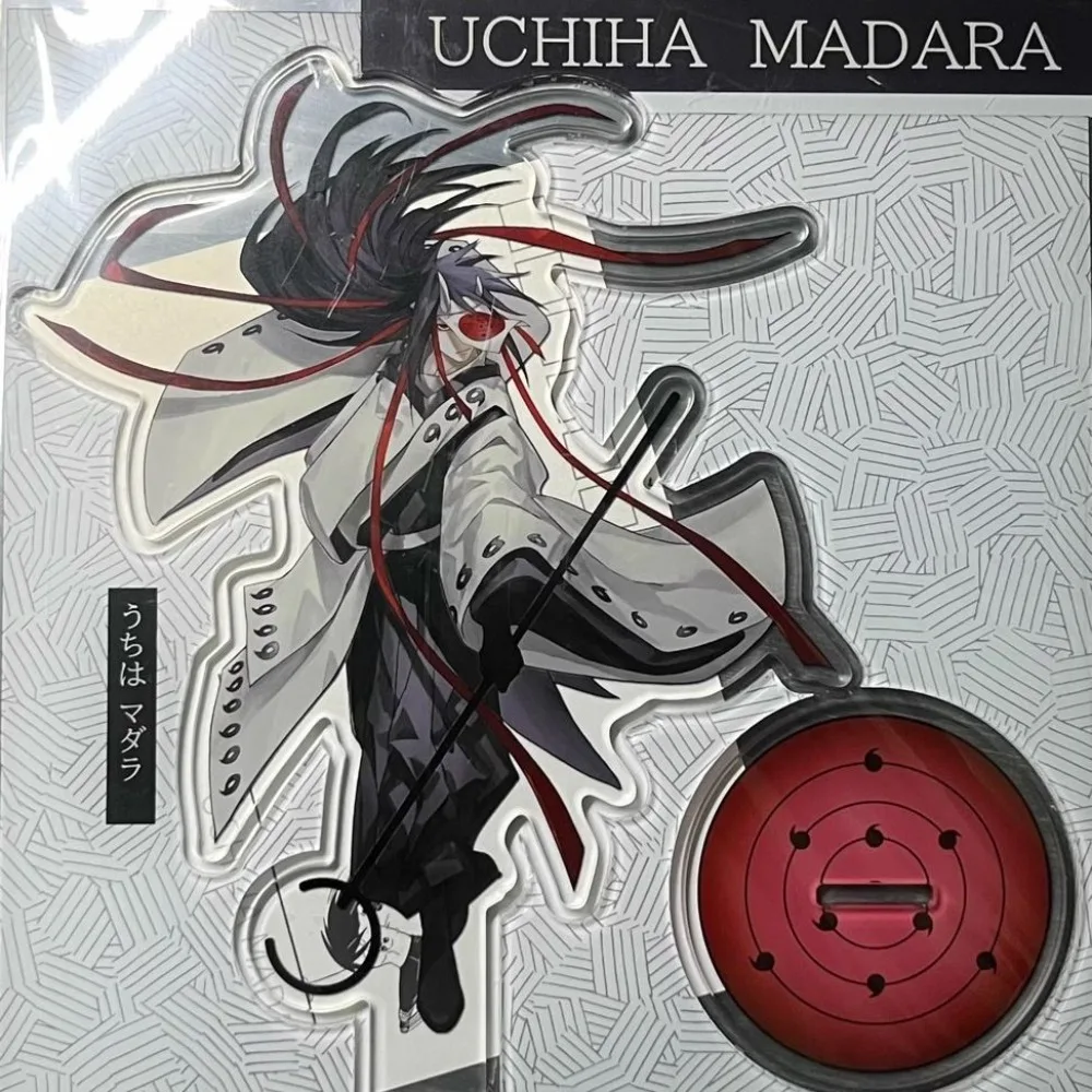 New Uchiha Madara Acrylic Stand Figure NARUTO  Anime Peripheral Cute Originality Cartoon Children's Room Desktop Ornament Gift