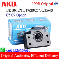 Taiwan Original AKD Brand Ball Screw End Support BK10 BK12 BK15 BK17 BK20 BK25 BK30 BK35 BK40 Accuracy C5 C7 Bearing block