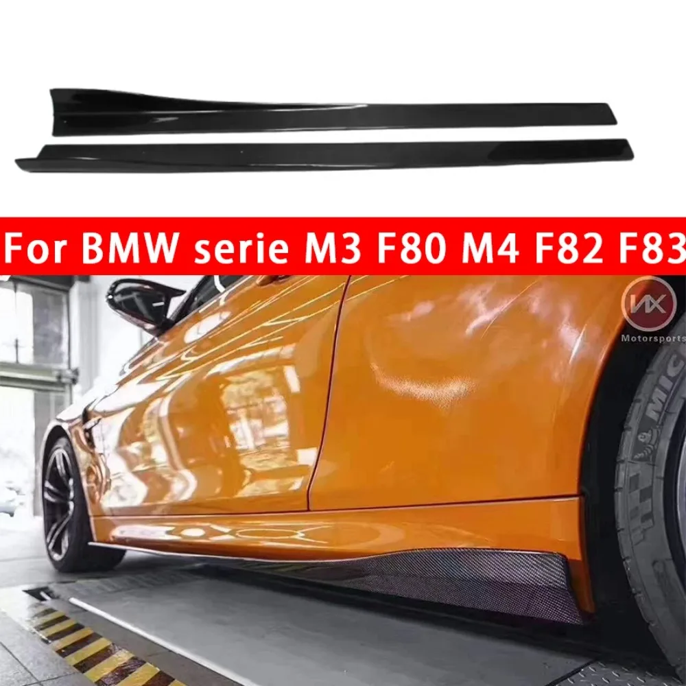 

Для BMW M3 F80 M4 F82 F83, разветвители для боковых бамперов, боковая юбка, фартук, обновление боковой панели