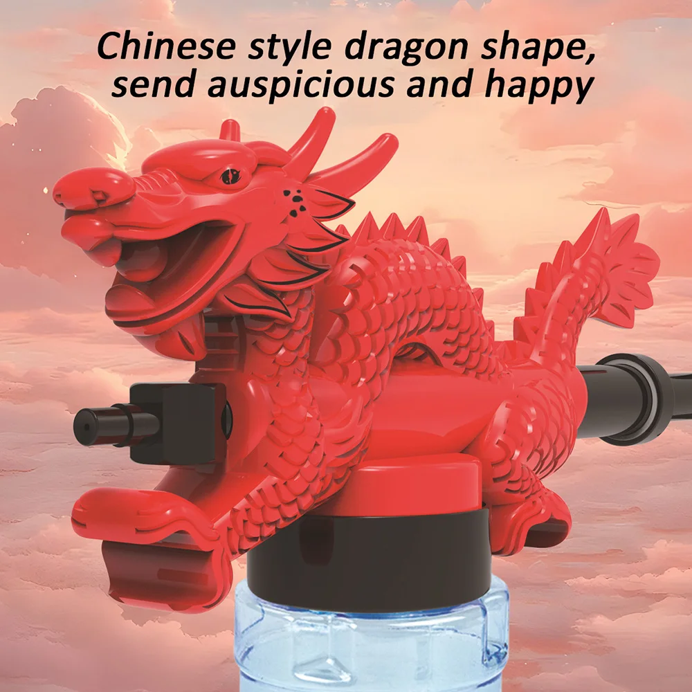 Summer Children\'s Chinese Dragon Water Gun Toys Beach Swimming Pool Outdoor Water Spray Toy Kids Storage Bottle Can Be Replaced