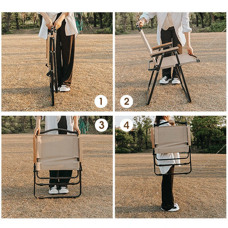DIVEDEER 2 outdoor camping chairs, portable leisure folding chairs, ultra-light folding travel chairs, beach camping supplies image 5