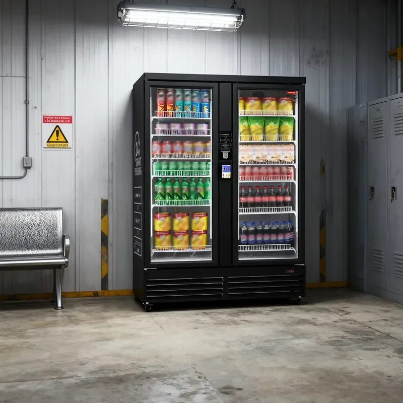 Open-Front Commercial Refrigeration Equipment AI Vending Machine SDK Enabled Wi-Fi Enabled