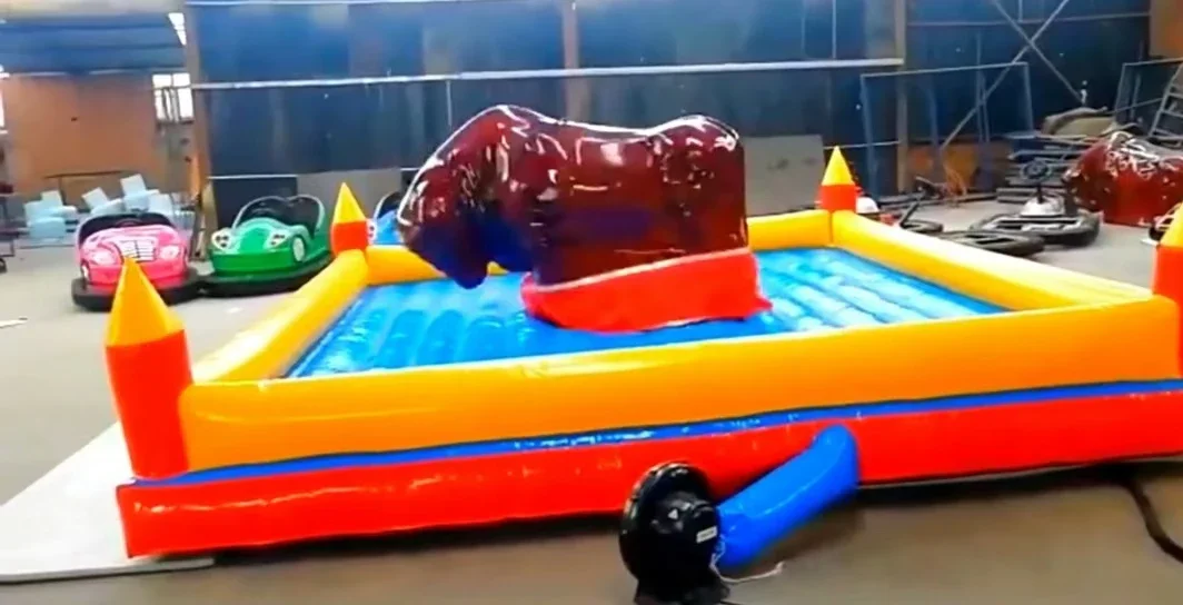 Large Inflatable Sports Games Bouncer Inflatable Rodeo Bull Inflatable Mechanical Bull Ride For Sale