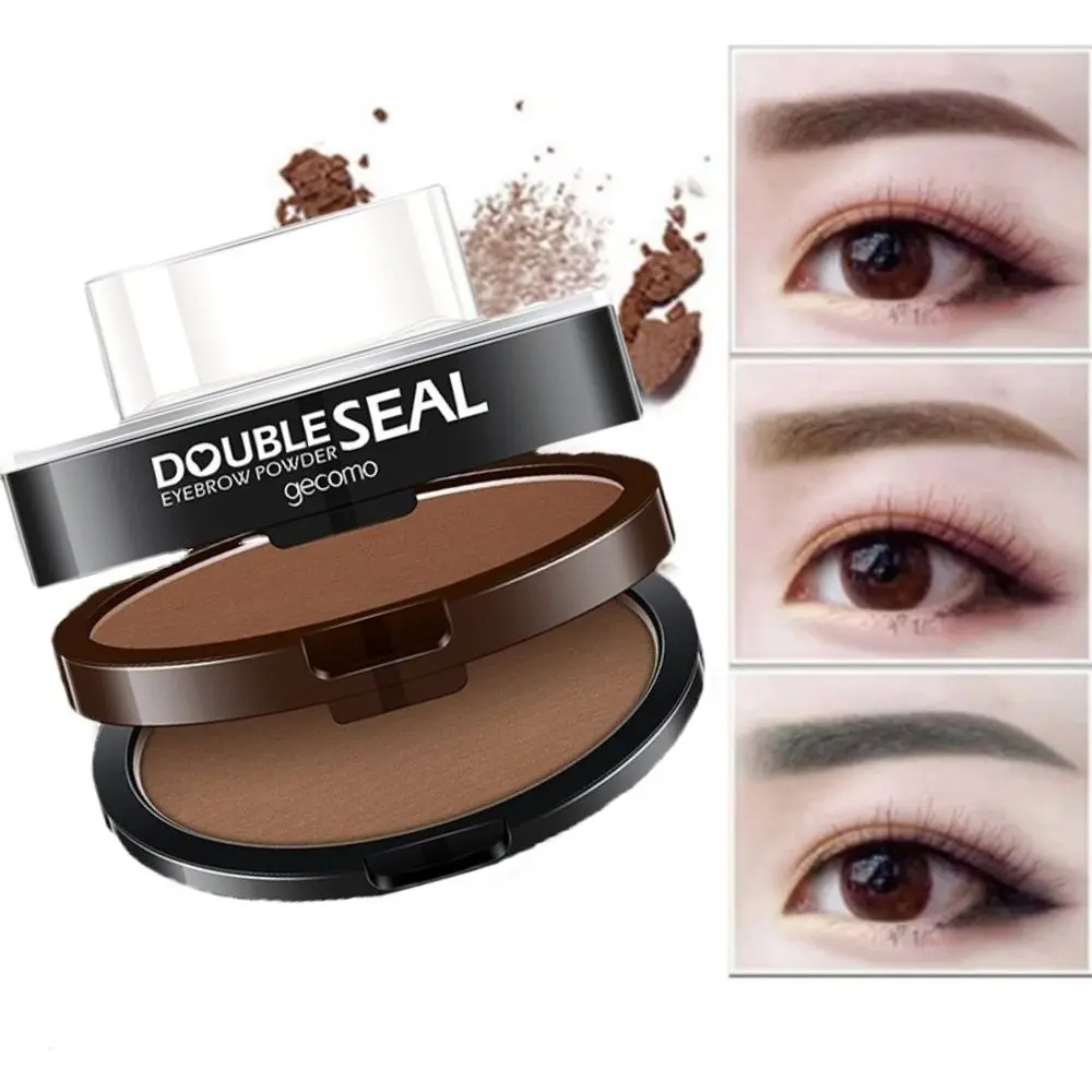 

Perfect Shape 2 Colors Eyebrow Seal Stamp Long-Lasting Quick Make Up Eyebrow Powder Stamp Setting Natural