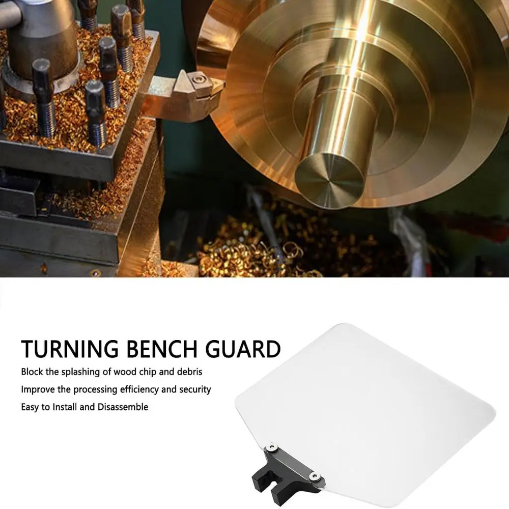 Practical Anti-Splash Wood Chip Stopper Dust Protection DIY Wood Dust Stopper Versatile Chip Splash Guard Lathe Accessories