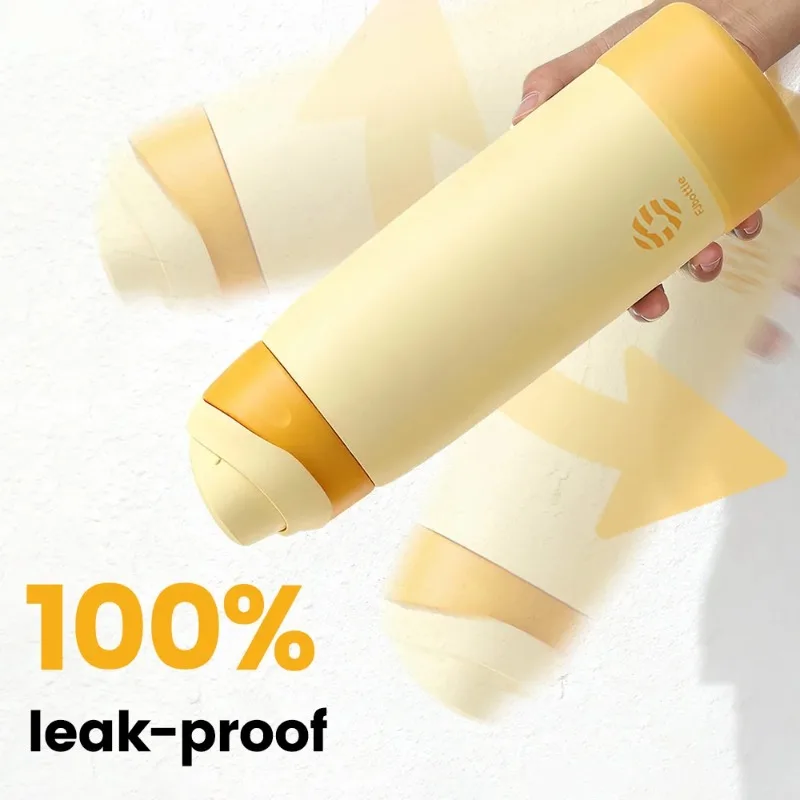 Fjbottle 1PC 750/1000ML Portable Stainless Steel Vacuum Insulated Bottle Sports Water Bottle Outdoor Travel Car Insulated Cup