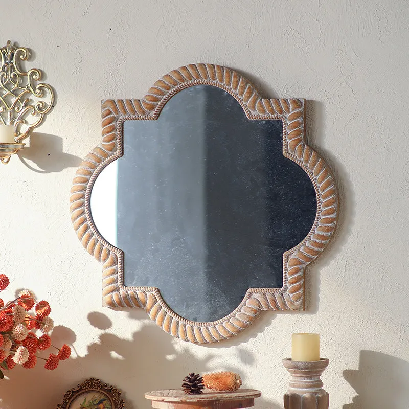 Modern Hanging Mirror Living Room Decoration Vanity Aesthetic Nordic Makeup Hanging Mirror Funky Luxury Espelhos Home Products