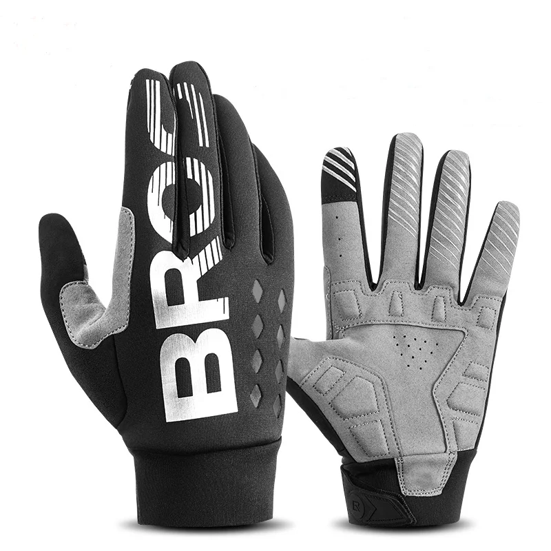 

All Finger Bicycle, Motorcycle, Cycling Gloves, Men's and Women's Spring, Autumn, and Winter Fleece Touch Screen Gloves