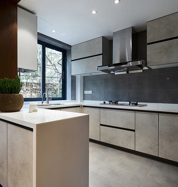 

Modular Kitchen With Island