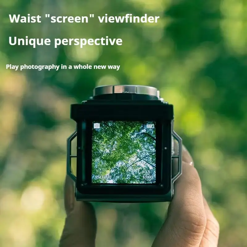 كاميرا رقمية مزدوجة منعكسة M1 CCD محمولة صغيرة ريترو عالية الوضوح كاميرا سفر صغيرة هدية مثالية لعشاق التصوير الفوتوغرافي #2