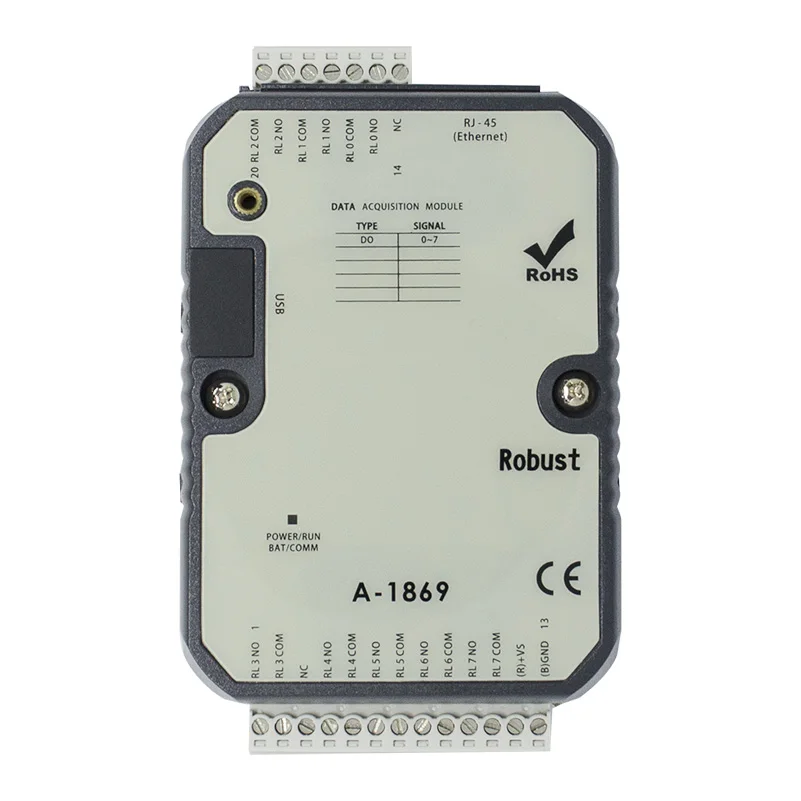 Ethernet I/O moduł 8DO wyjście przekaźnikowe (A-1869)*