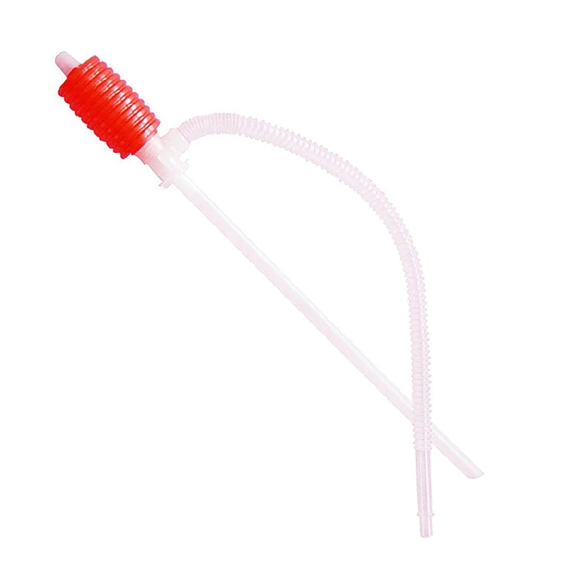 Car Truck Manual Pump Fuel Gasoline Diesel Transfer Suction Cup Manual Fuel Pump Siphon Water Suction Fuel Transfer Pump Funnel