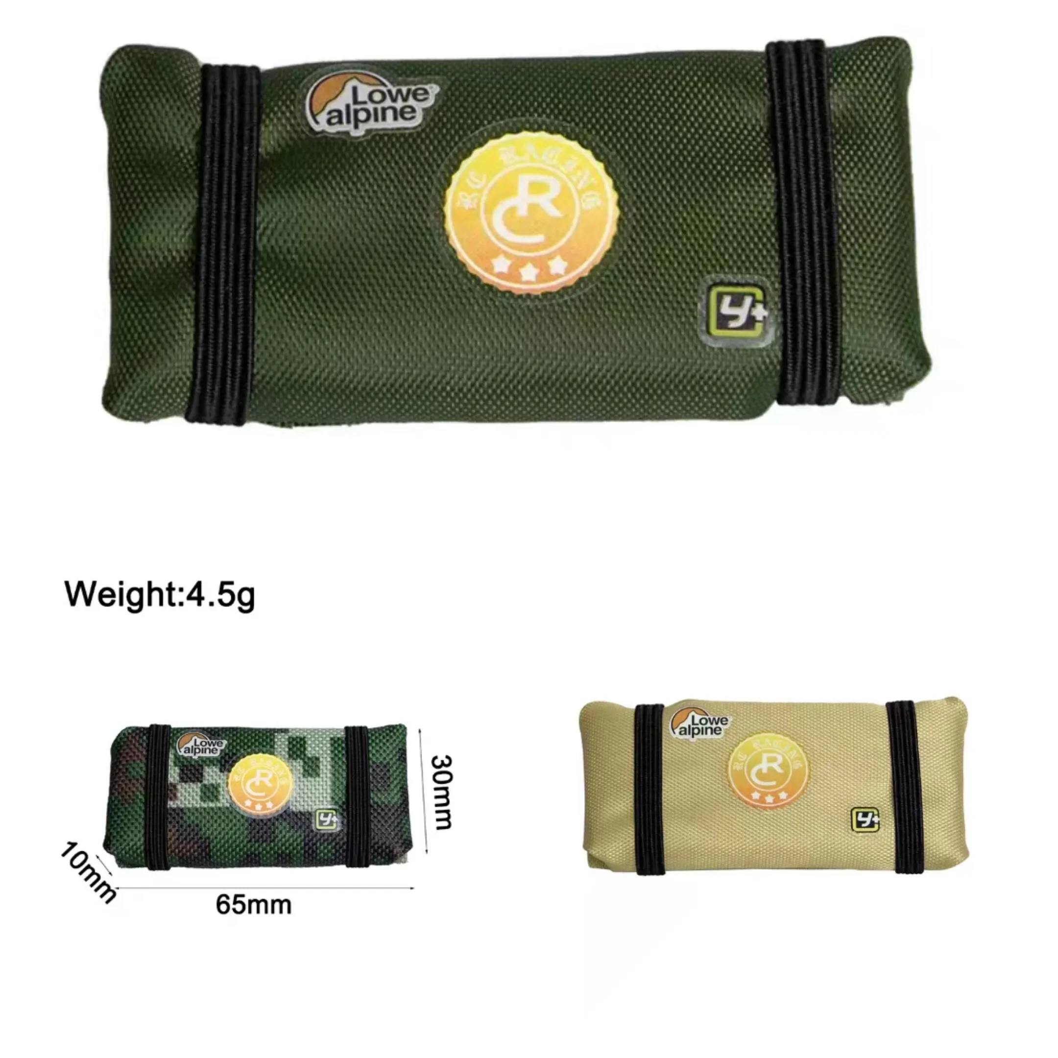 Simulated Roof Luggage Tent Bag Decorate Handmade Scale Simulated Tent for 1/18 1/24 1/30 1/32 RC Crawler TRX4M SCX24 Fcx24 MN