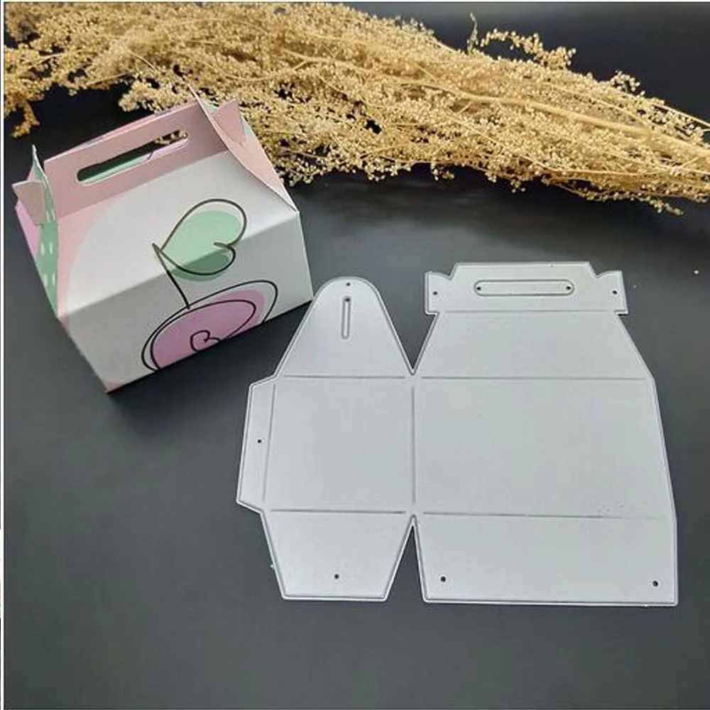 Box handbag Metal cutting mold DIY Scrapbooking Album Paper Card decoration Embossing Handicraft template mold