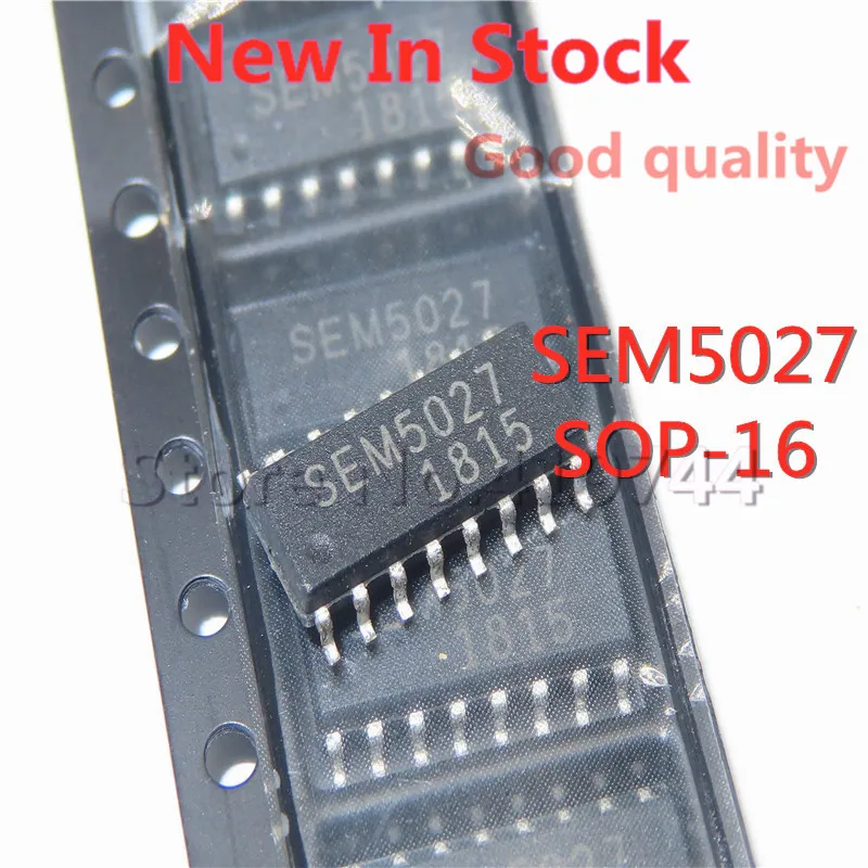 5PCS/LOT SEM5027 SEM5027A 5027A SOP-16 LCD power chip In Stock NEW original IC