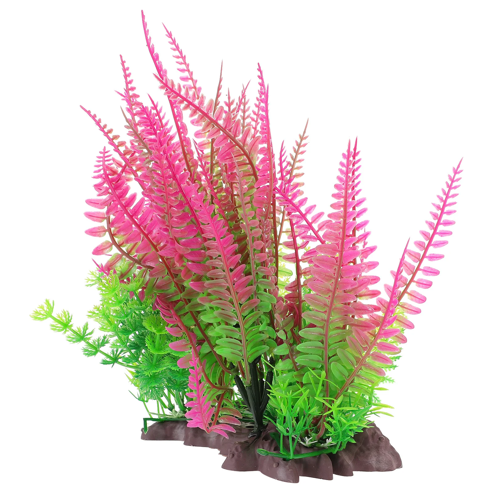 

Plastic Artificial Water Plants Fish Tank Decorations Aquarium Accessories Stable Weighted Base Fish Tank Plants