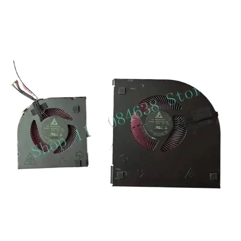 

New CPU GPU Fan DC5V 0.5A For ThinkPad P72 P73 20MB 20MC 20QR 20QS=+