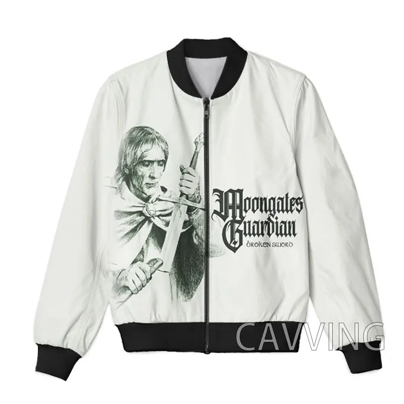 

New Fashion Women/Men's 3D Print Moongates Guardian Zipper Bomber Jackets Men Overcoat Mens Coat Zip Up Jackets Z01