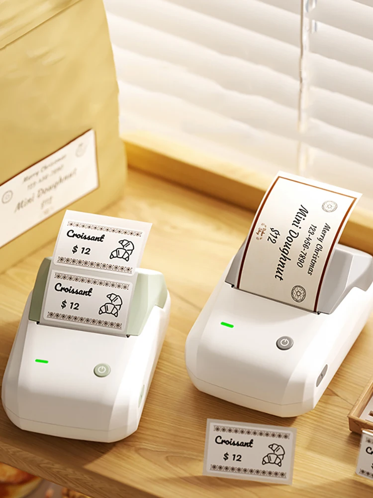 Niimbot B1/B1 PRO Thermoetikettendrucker Kabelloser Selbstklebender Bluetooth Tintenloser Etikettendrucker für Geschäftspreisschilder