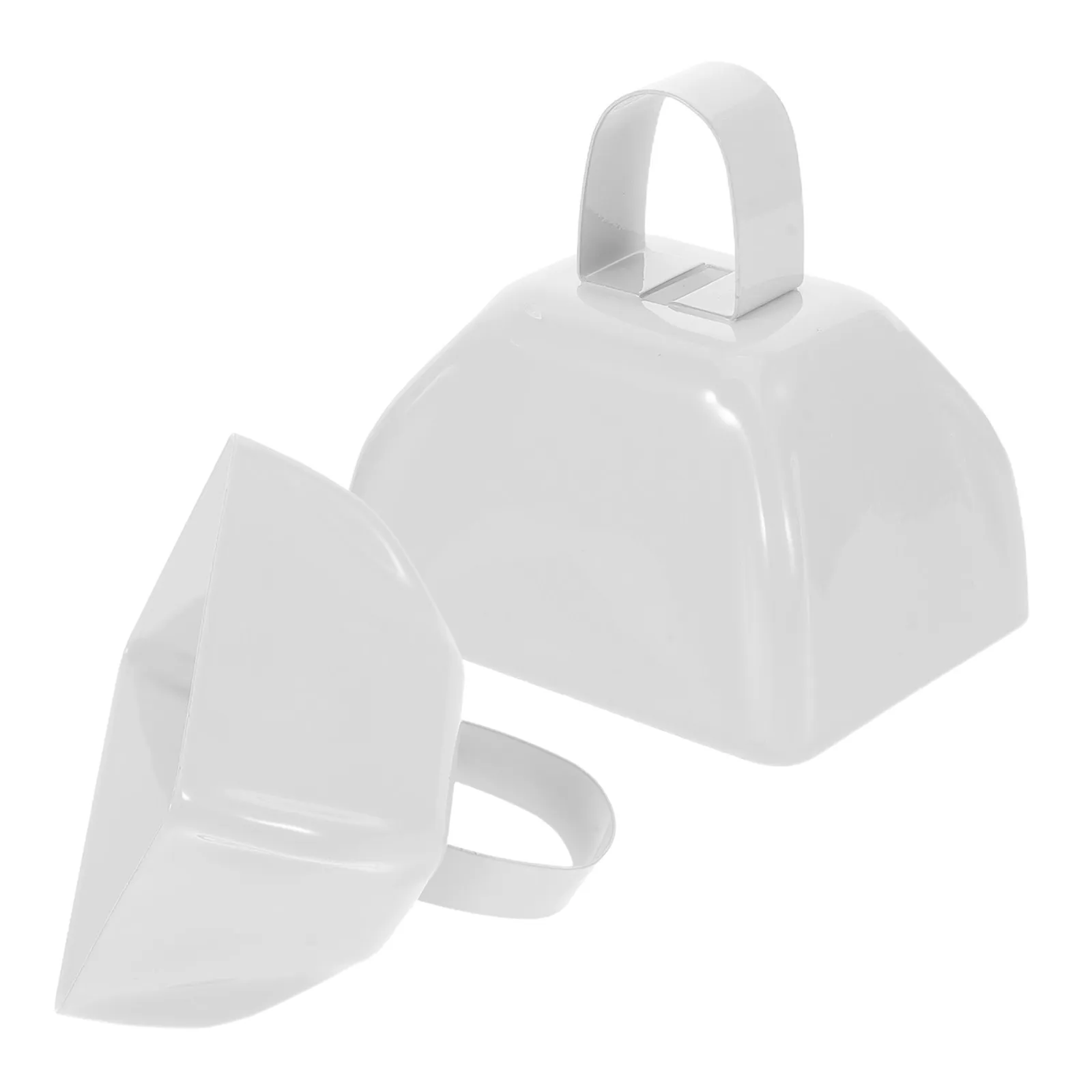 2Pcs Metal Cowbells Cheering Cowbell Set for Football Games Sporting Events Parties Weddings Gatherings Loud Clear Sound Outdoor