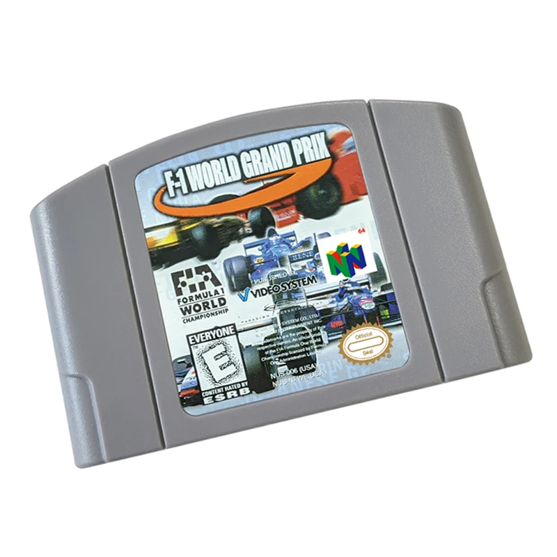 052-F-1 World Grand Prix  64 BIT Video Game Cartridge US Version For N64 Game Console